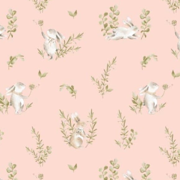 Pink hoppily ever after modal magnetic parent favorite footie (0-3M) - Picture 2 of 2